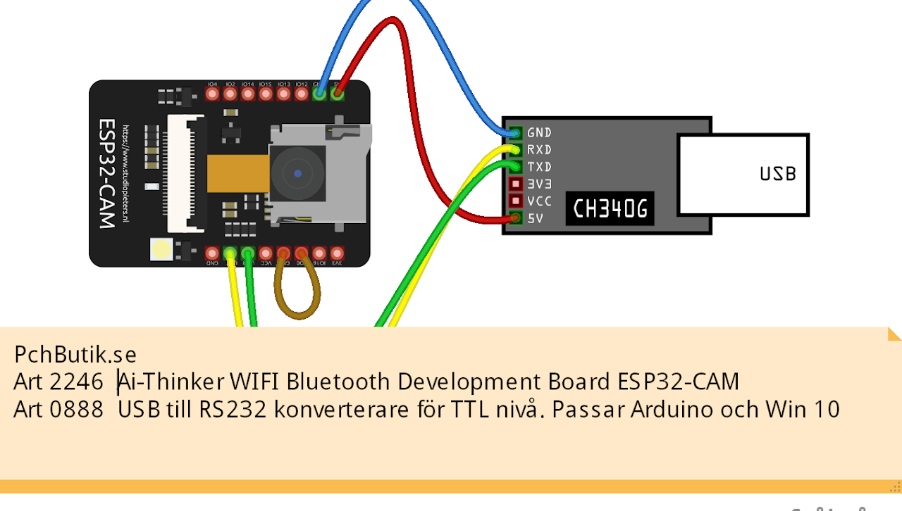 ESP32-CAM bild 2