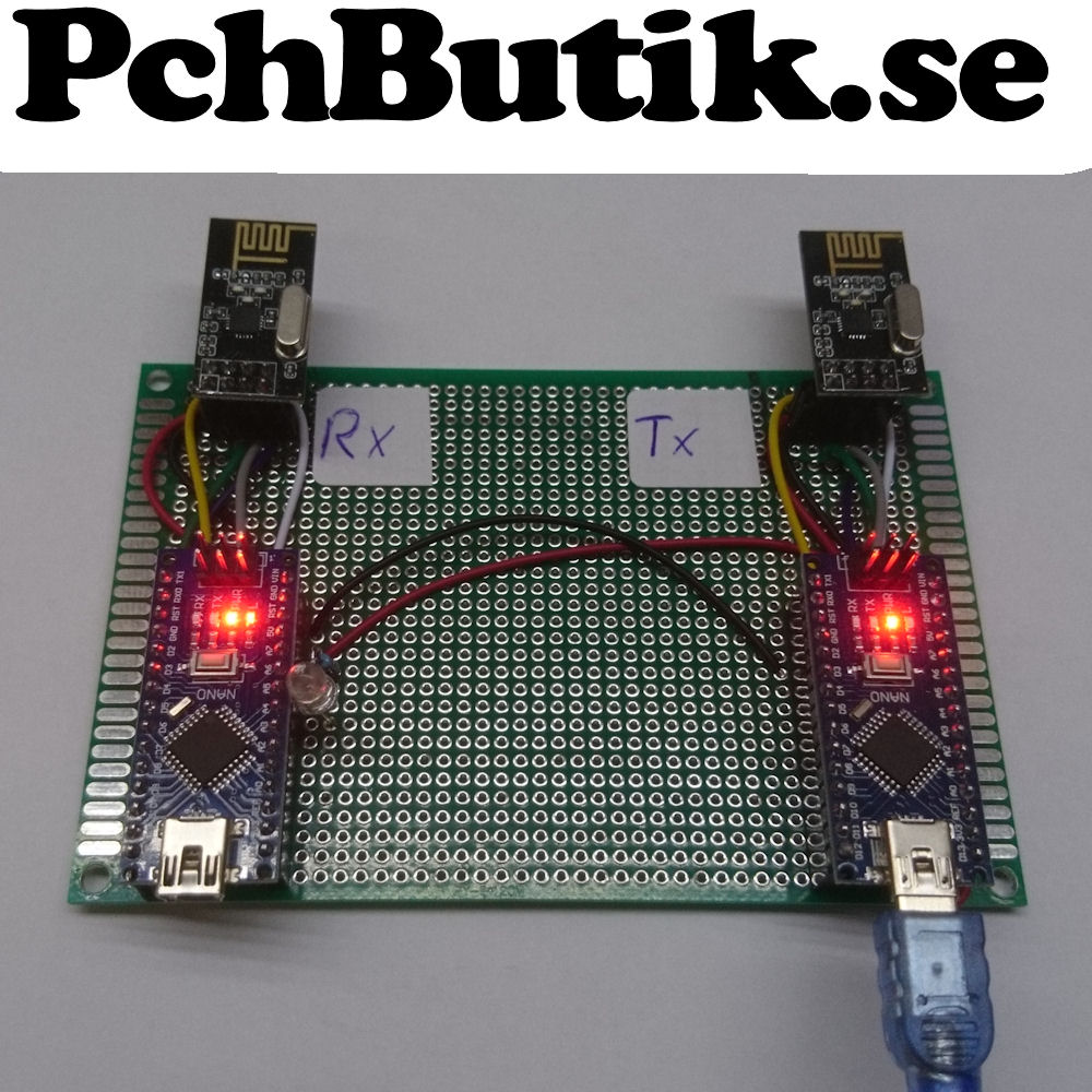 NRF24L01 modul koppling